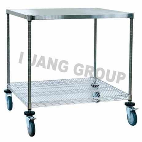 Stainless steel working cart