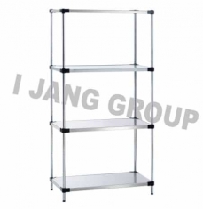 SOLID STAINLESS STEEL SHELVING