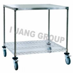 Stainless steel working cart