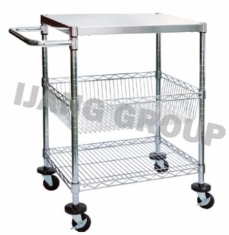 Stainless Steel Wire Cart